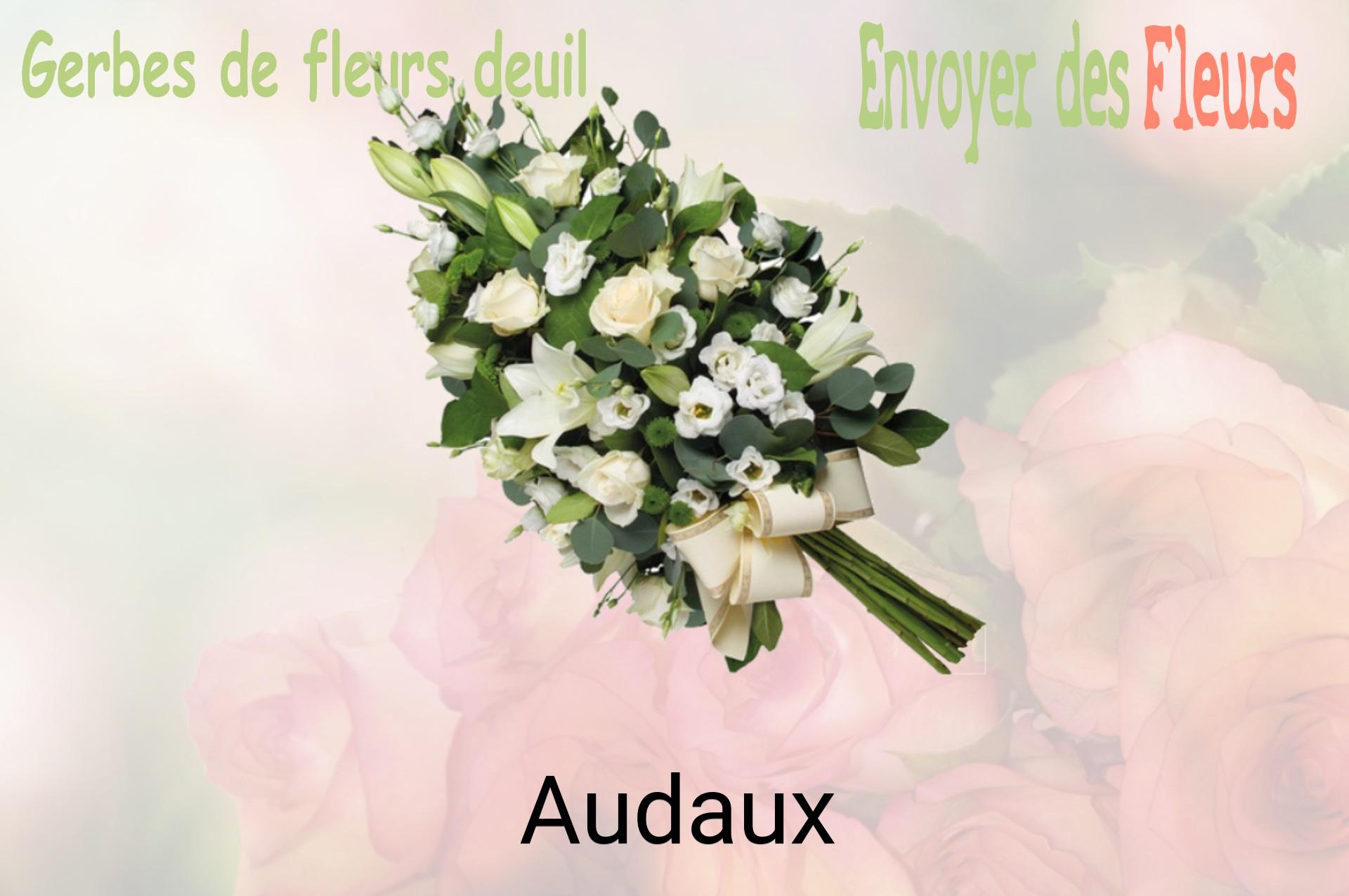 Gerbe de fleurs de deuil livrée à Audaux
